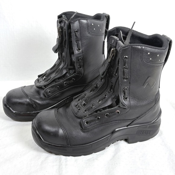 Haix Airpower R1 Black Leather EMS Station Crosstech Boots Mens 7.5W Womens 9 main image 6